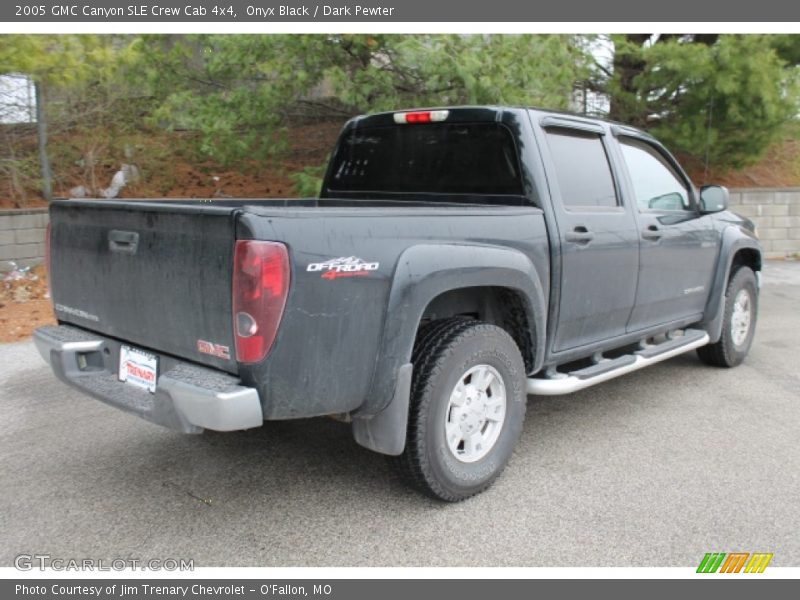 Onyx Black / Dark Pewter 2005 GMC Canyon SLE Crew Cab 4x4