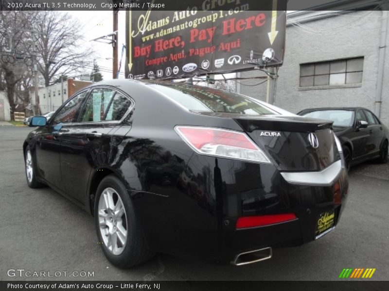 Grigio Metallic / Taupe 2010 Acura TL 3.5 Technology