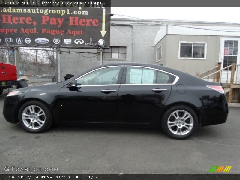 Grigio Metallic / Taupe 2010 Acura TL 3.5 Technology