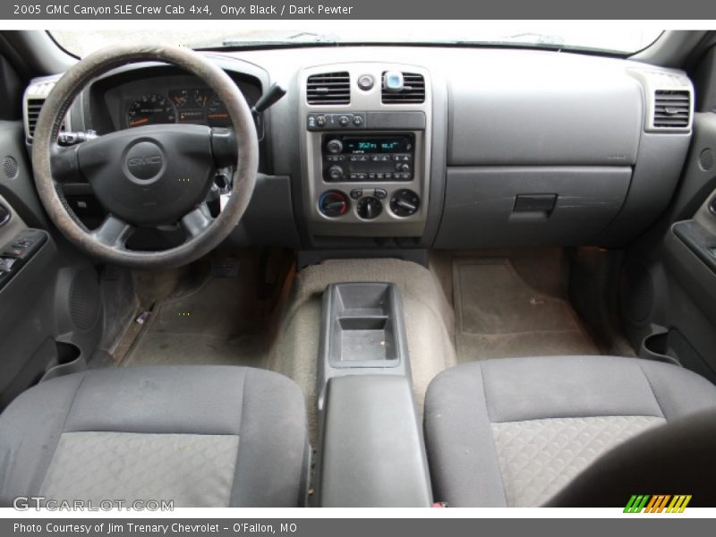 Onyx Black / Dark Pewter 2005 GMC Canyon SLE Crew Cab 4x4