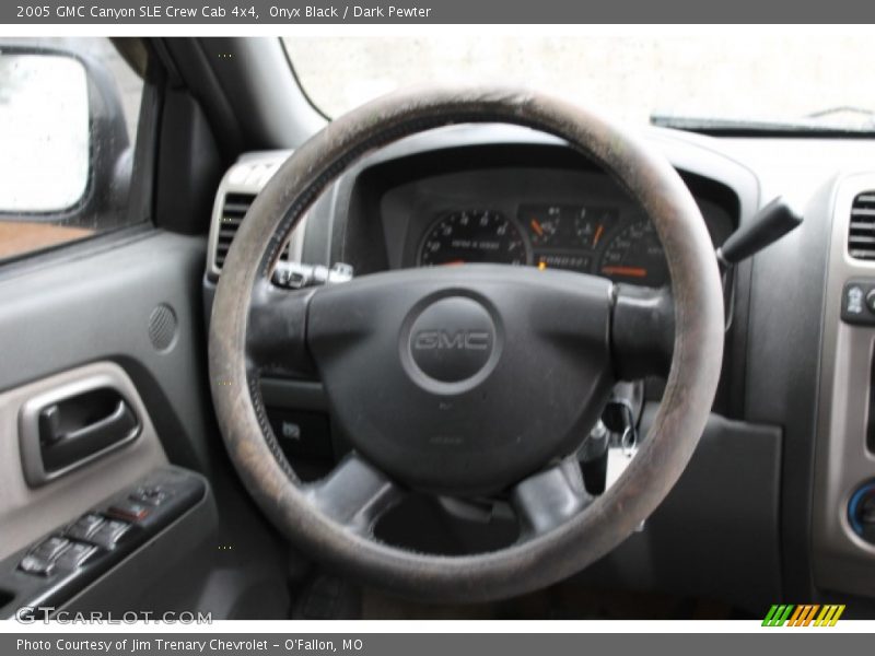 Onyx Black / Dark Pewter 2005 GMC Canyon SLE Crew Cab 4x4