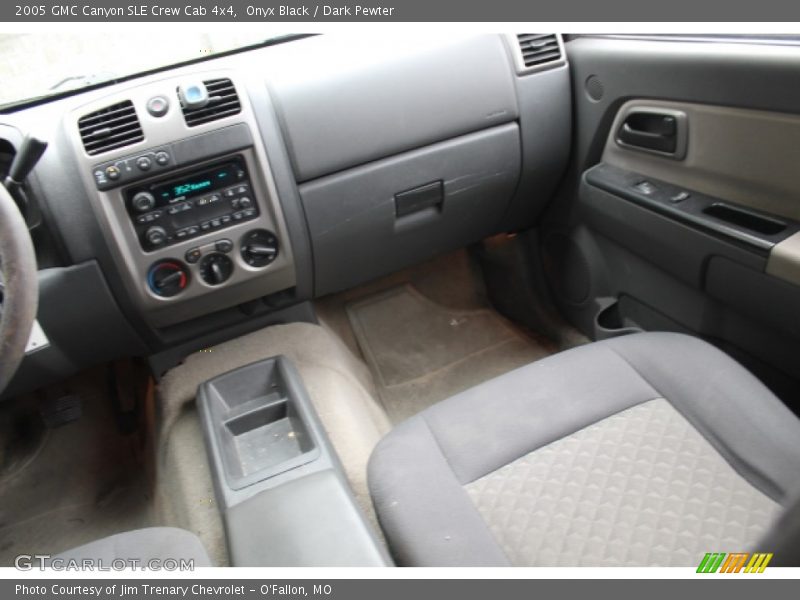 Onyx Black / Dark Pewter 2005 GMC Canyon SLE Crew Cab 4x4