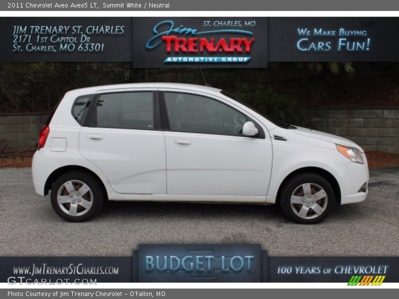 Summit White / Neutral 2011 Chevrolet Aveo Aveo5 LT