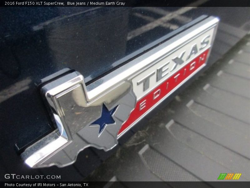 Blue Jeans / Medium Earth Gray 2016 Ford F150 XLT SuperCrew