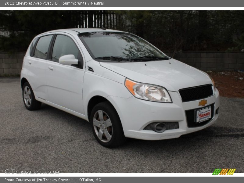 Summit White / Neutral 2011 Chevrolet Aveo Aveo5 LT