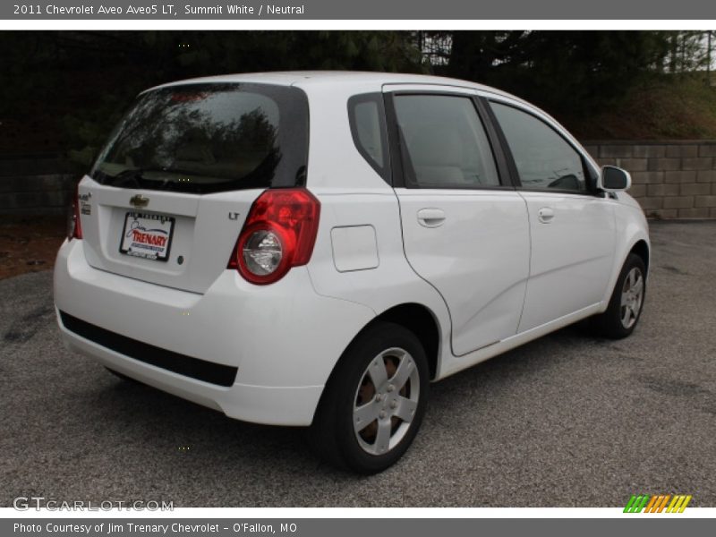 Summit White / Neutral 2011 Chevrolet Aveo Aveo5 LT