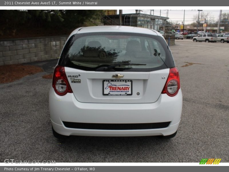 Summit White / Neutral 2011 Chevrolet Aveo Aveo5 LT