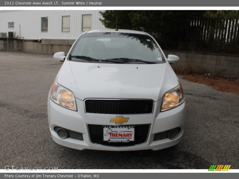 Summit White / Neutral 2011 Chevrolet Aveo Aveo5 LT