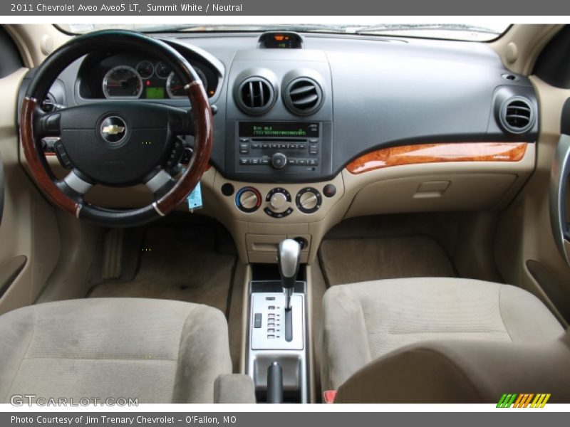 Summit White / Neutral 2011 Chevrolet Aveo Aveo5 LT