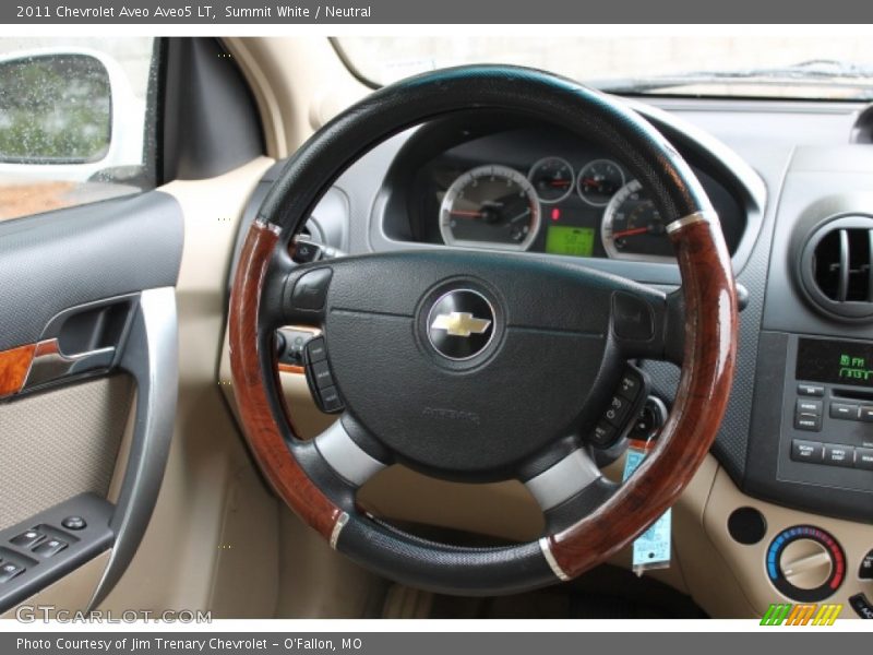 Summit White / Neutral 2011 Chevrolet Aveo Aveo5 LT