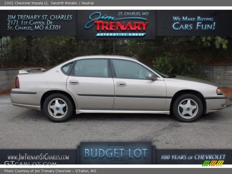 Sandrift Metallic / Neutral 2002 Chevrolet Impala LS