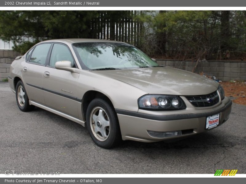 Sandrift Metallic / Neutral 2002 Chevrolet Impala LS