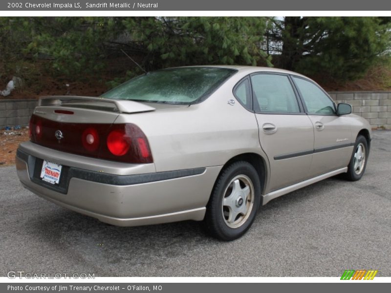 Sandrift Metallic / Neutral 2002 Chevrolet Impala LS