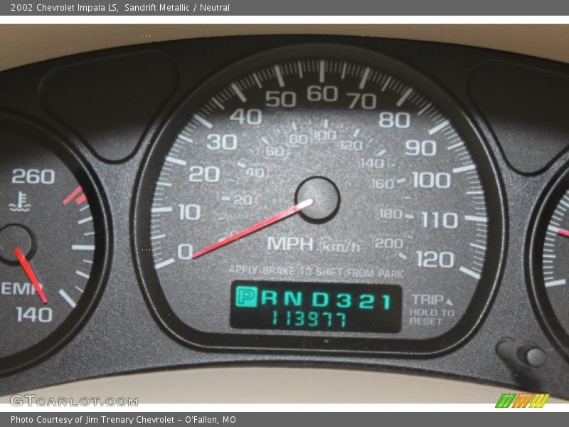 Sandrift Metallic / Neutral 2002 Chevrolet Impala LS