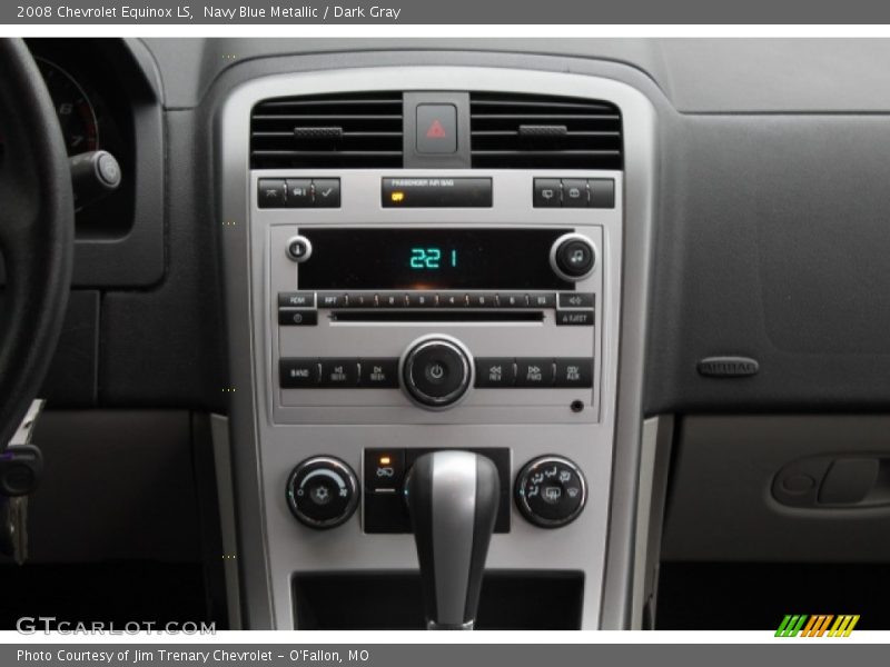 Navy Blue Metallic / Dark Gray 2008 Chevrolet Equinox LS