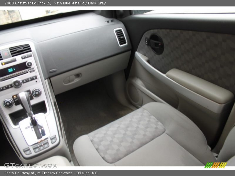 Navy Blue Metallic / Dark Gray 2008 Chevrolet Equinox LS