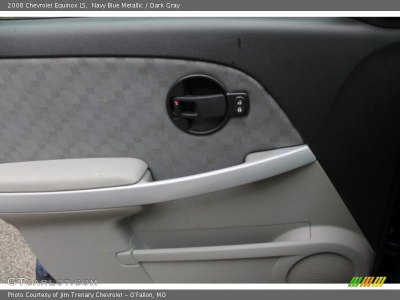 Navy Blue Metallic / Dark Gray 2008 Chevrolet Equinox LS