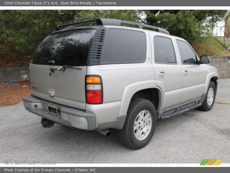 Silver Birch Metallic / Tan/Neutral 2006 Chevrolet Tahoe Z71 4x4