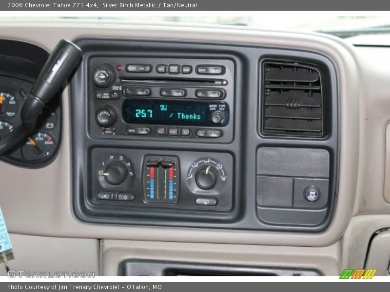 Silver Birch Metallic / Tan/Neutral 2006 Chevrolet Tahoe Z71 4x4