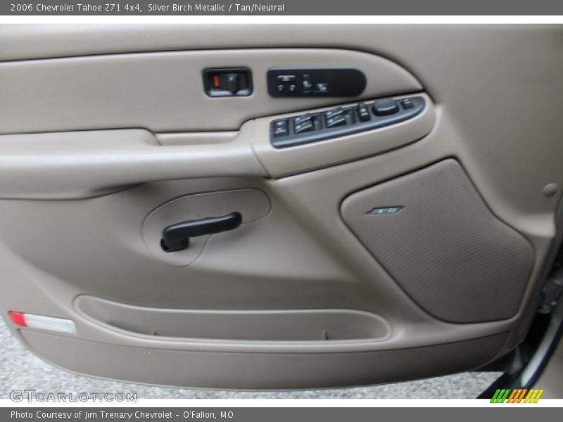 Silver Birch Metallic / Tan/Neutral 2006 Chevrolet Tahoe Z71 4x4