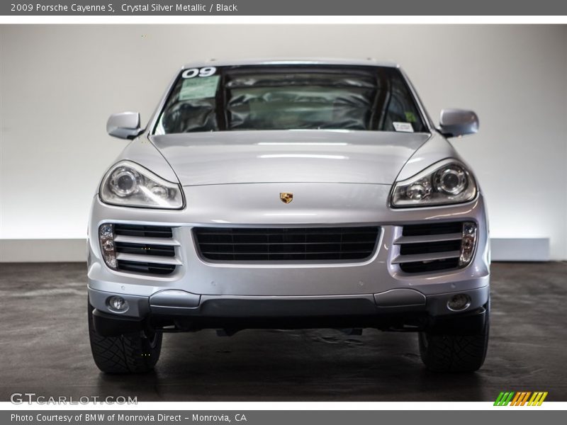Crystal Silver Metallic / Black 2009 Porsche Cayenne S
