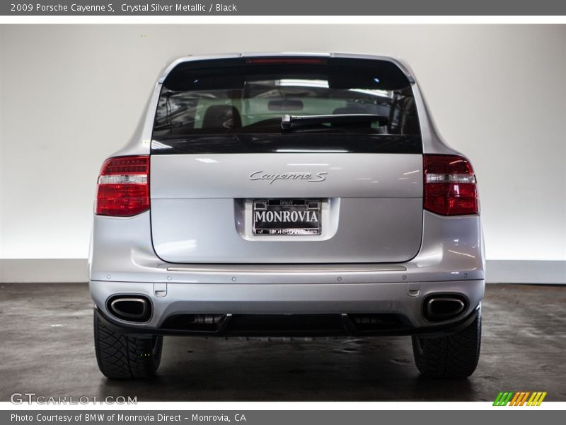 Crystal Silver Metallic / Black 2009 Porsche Cayenne S