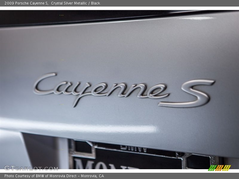 Crystal Silver Metallic / Black 2009 Porsche Cayenne S