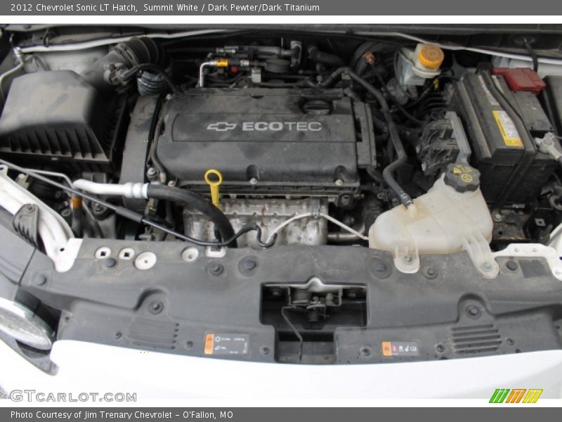 Summit White / Dark Pewter/Dark Titanium 2012 Chevrolet Sonic LT Hatch