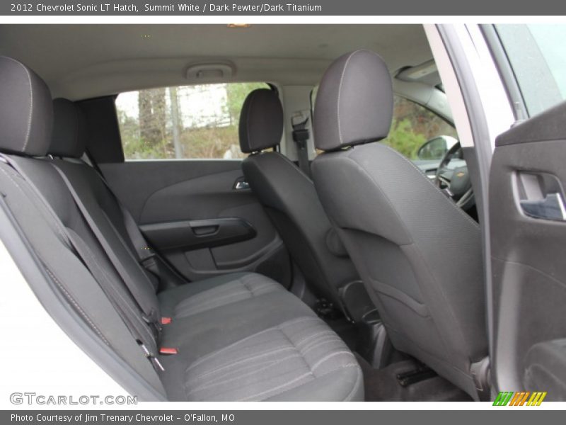 Summit White / Dark Pewter/Dark Titanium 2012 Chevrolet Sonic LT Hatch