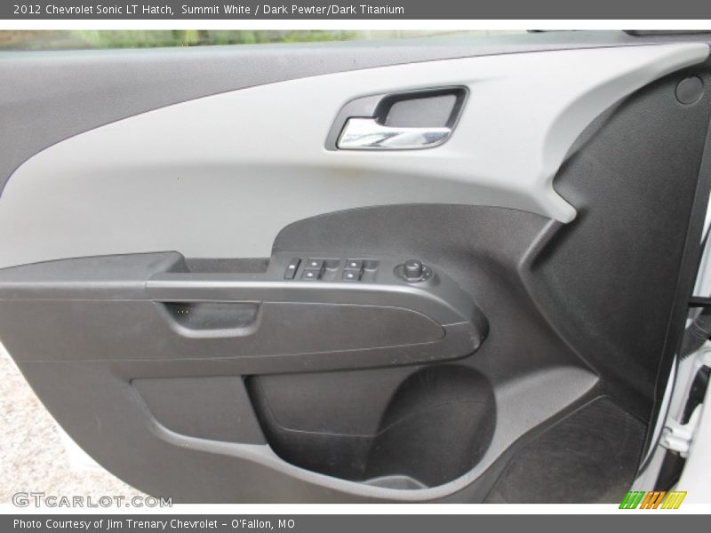 Summit White / Dark Pewter/Dark Titanium 2012 Chevrolet Sonic LT Hatch