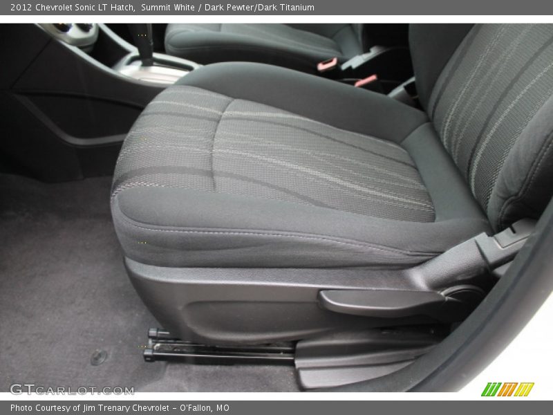 Summit White / Dark Pewter/Dark Titanium 2012 Chevrolet Sonic LT Hatch