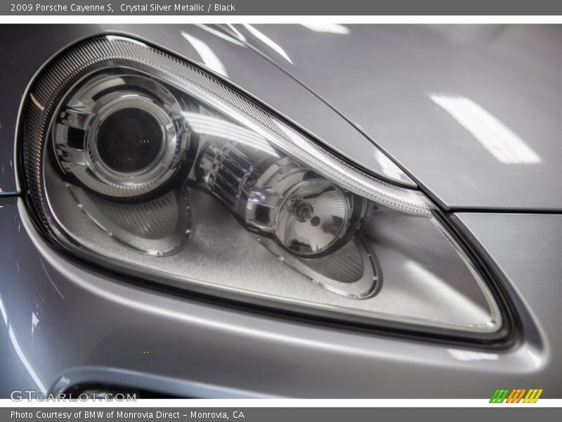Crystal Silver Metallic / Black 2009 Porsche Cayenne S
