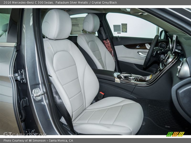 Palladium Silver Metallic / Crystal Grey/Black 2016 Mercedes-Benz C 300 Sedan