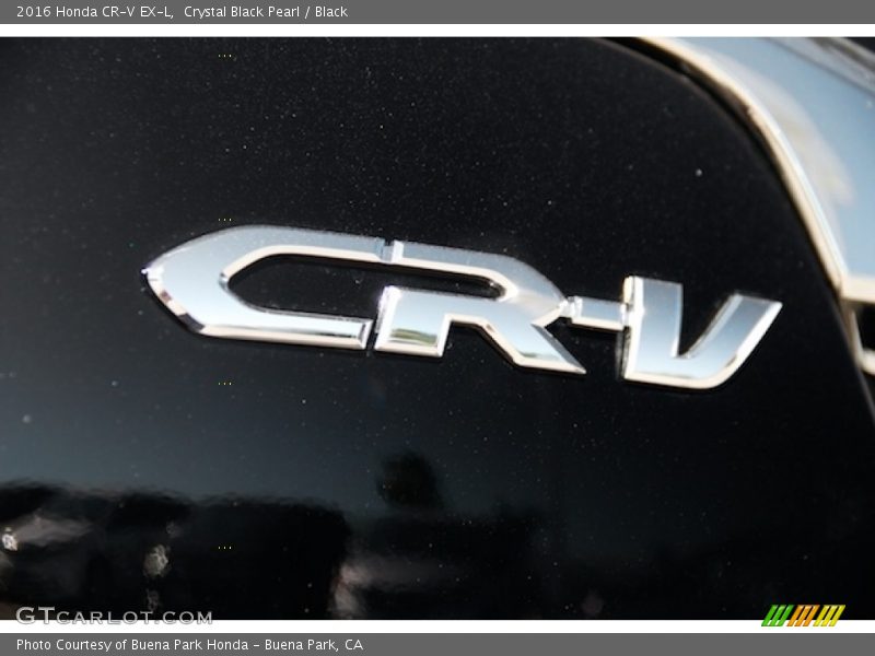 Crystal Black Pearl / Black 2016 Honda CR-V EX-L