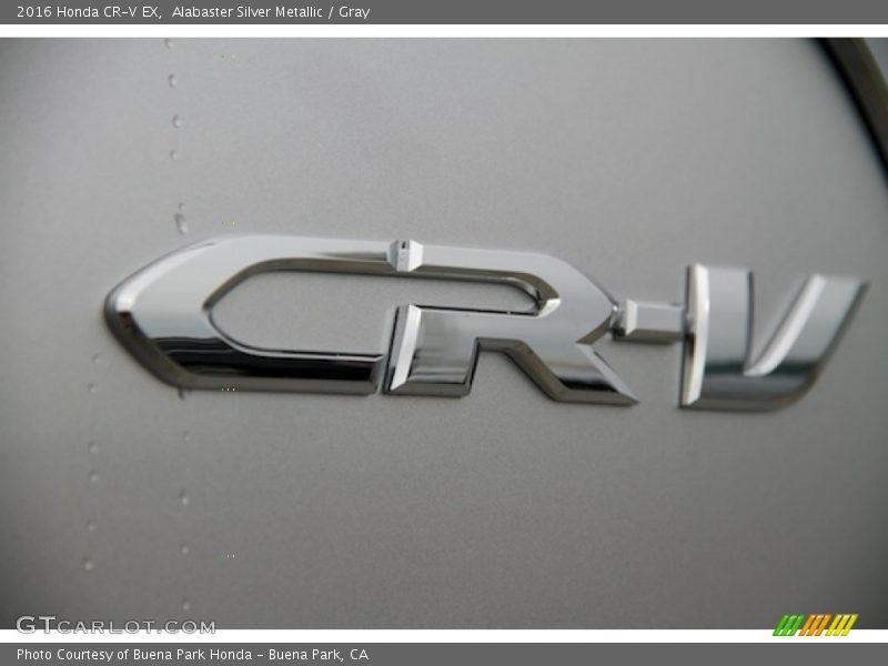 Alabaster Silver Metallic / Gray 2016 Honda CR-V EX