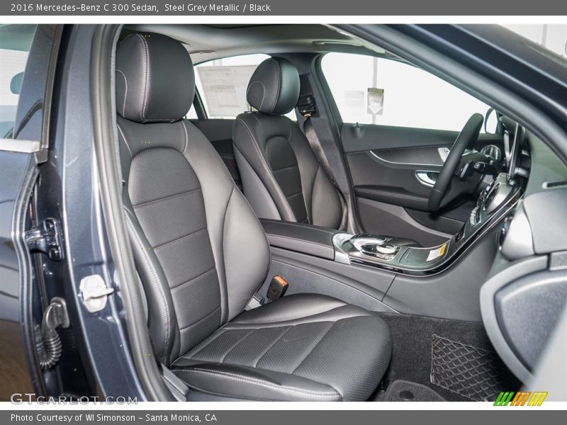 Steel Grey Metallic / Black 2016 Mercedes-Benz C 300 Sedan