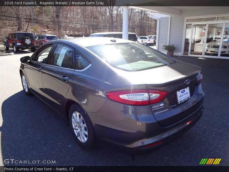 Magnetic Metallic / Medium Earth Gray 2016 Ford Fusion S