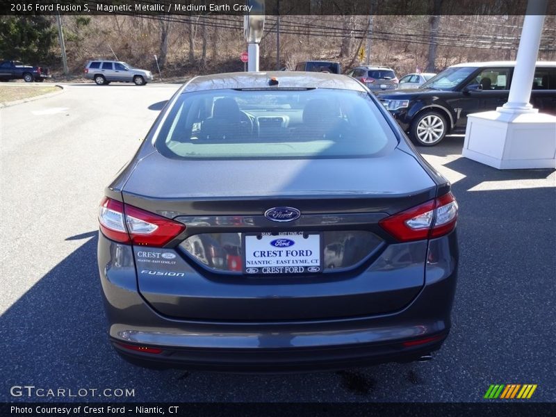 Magnetic Metallic / Medium Earth Gray 2016 Ford Fusion S