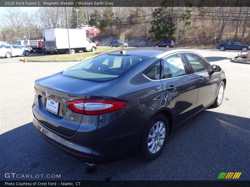 Magnetic Metallic / Medium Earth Gray 2016 Ford Fusion S