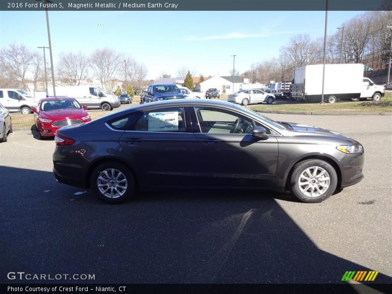 Magnetic Metallic / Medium Earth Gray 2016 Ford Fusion S