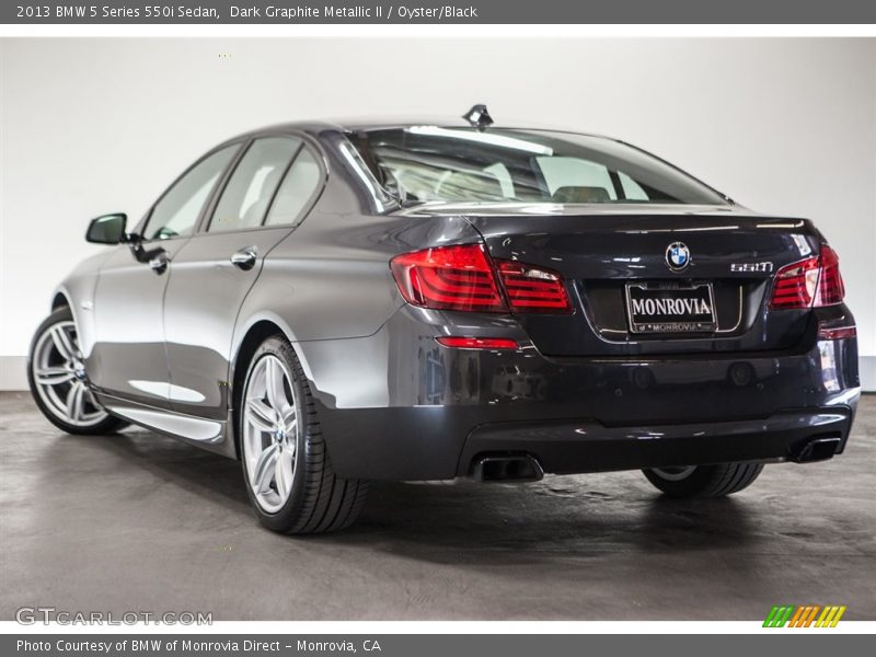 Dark Graphite Metallic II / Oyster/Black 2013 BMW 5 Series 550i Sedan