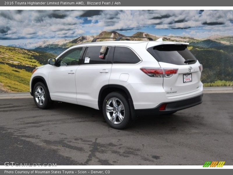 Blizzard Pearl / Ash 2016 Toyota Highlander Limited Platinum AWD