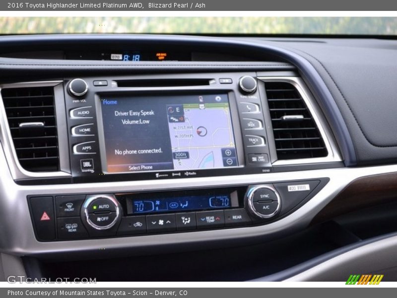 Blizzard Pearl / Ash 2016 Toyota Highlander Limited Platinum AWD