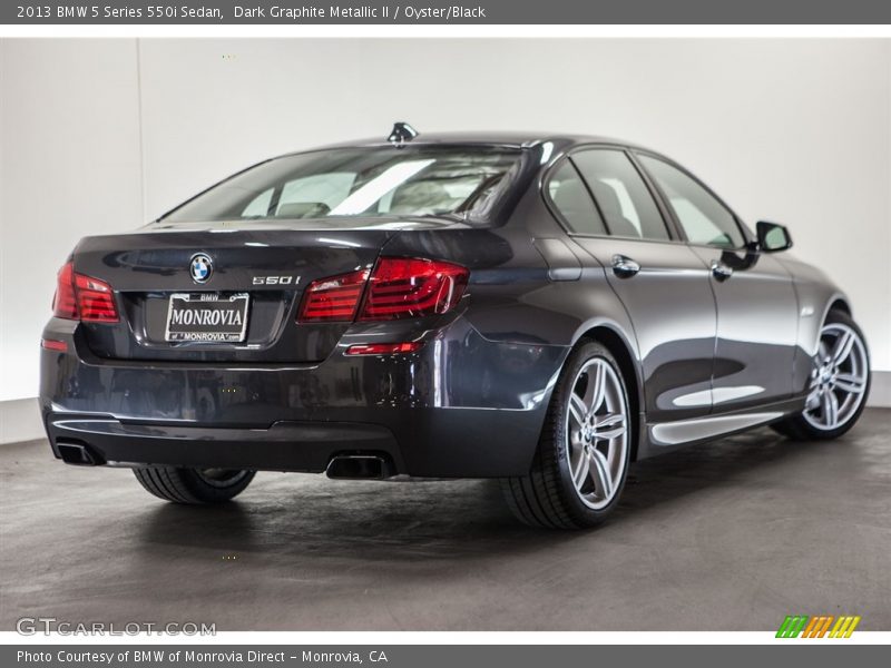 Dark Graphite Metallic II / Oyster/Black 2013 BMW 5 Series 550i Sedan