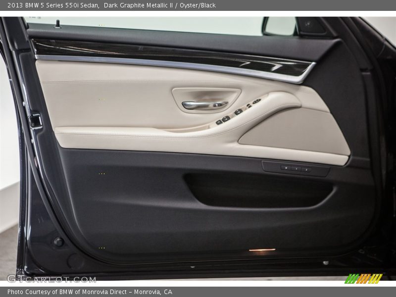 Dark Graphite Metallic II / Oyster/Black 2013 BMW 5 Series 550i Sedan