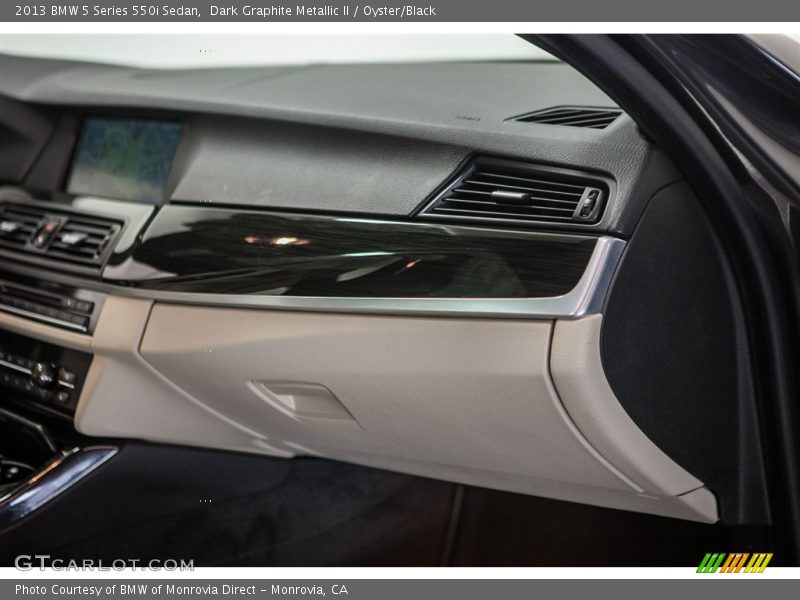 Dark Graphite Metallic II / Oyster/Black 2013 BMW 5 Series 550i Sedan