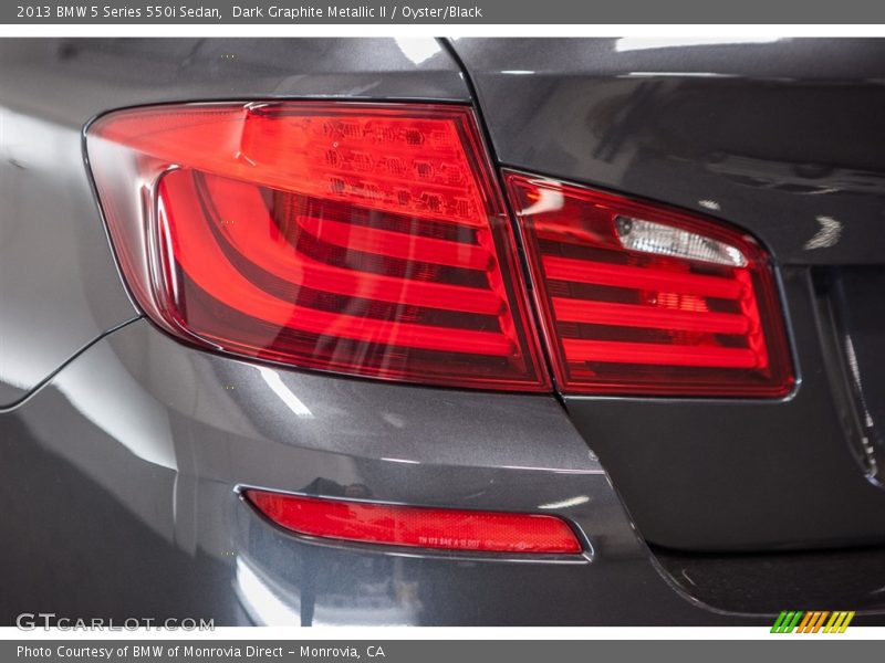 Dark Graphite Metallic II / Oyster/Black 2013 BMW 5 Series 550i Sedan