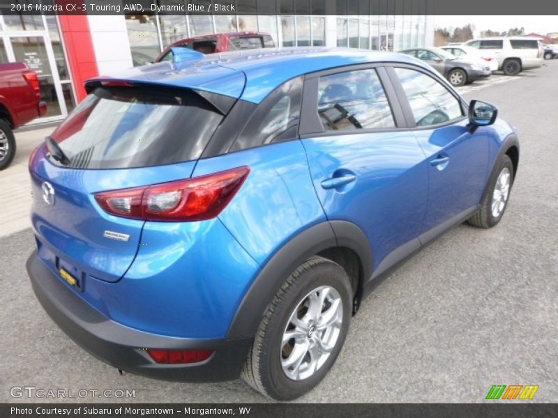 Dynamic Blue / Black 2016 Mazda CX-3 Touring AWD