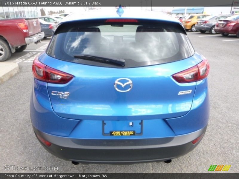 Dynamic Blue / Black 2016 Mazda CX-3 Touring AWD