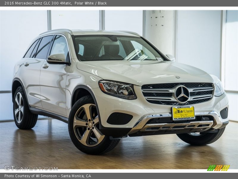 Polar White / Black 2016 Mercedes-Benz GLC 300 4Matic